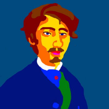 Arts numériques intitulée "John" par Stephane Pruvot, Œuvre d'art originale, Peinture numérique