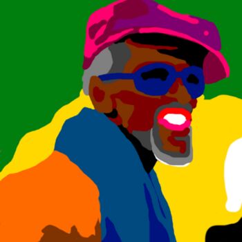Arts numériques intitulée "Samba Angoya" par Stephane Pruvot, Œuvre d'art originale, Peinture numérique