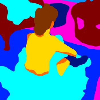 Arts numériques intitulée "Détente" par Stephane Pruvot, Œuvre d'art originale, Peinture numérique