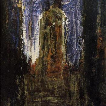 Ζωγραφική με τίτλο "The Day of Judgement" από Malinga Kumarasinghe, Αυθεντικά έργα τέχνης, Ακρυλικό Τοποθετήθηκε στο Ξύλινο…