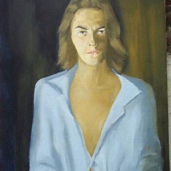 Painting titled "Study of Tracey Emin" by Reginald Gray, Original Artwork