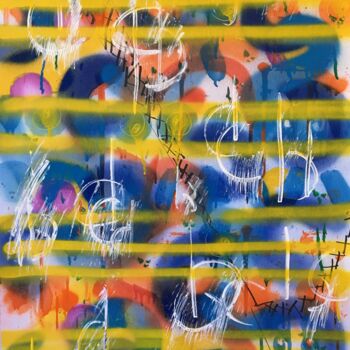 Pittura intitolato "View of the rain th…" da Mr. Salty, Opera d'arte originale, Acrilico