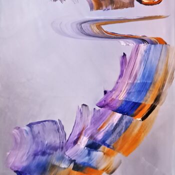 Peinture intitulée "INSAISISSABLE / ELU…" par Michele Madeleine Guillot, Œuvre d'art originale, Acrylique Monté sur Châssis…