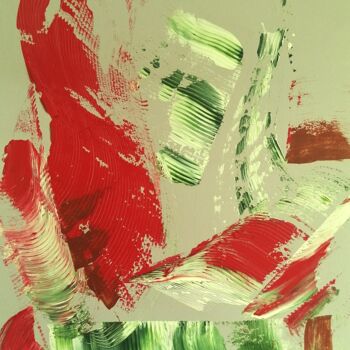 Painting titled "Avec les regards" by Gisèle Dalla Longa, Original Artwork, Acrylic