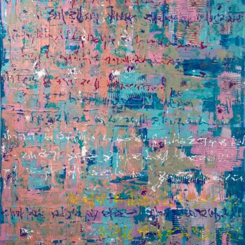 Malerei mit dem Titel "Marzipan" von Andreas Angleitner, Original-Kunstwerk, Acryl