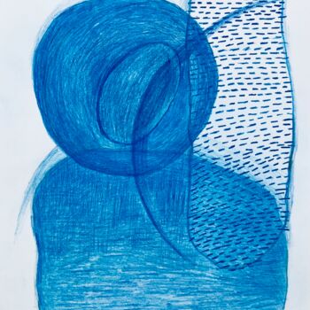 图画 标题为“Una notte a Napoli” 由Abstractart.Style, 原创艺术品, 铅笔