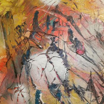 Peinture intitulée "Anata" par Lisa Morantin, Œuvre d'art originale, Acrylique
