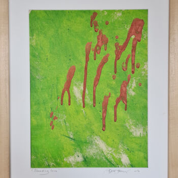 Schilderij getiteld "Bloading Love" door Haapalahti, Origineel Kunstwerk, Acryl