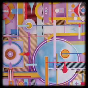 绘画 标题为“Forms 3” 由Dimas, 原创艺术品, 数字油画