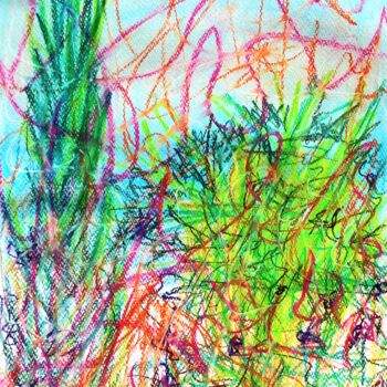 Schilderij getiteld "N.° 11 - Marbella -…" door Fatima Sardinha, Origineel Kunstwerk, Pastel