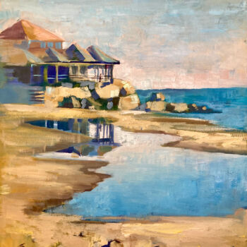 Pittura intitolato "After the storm" da July Kinart, Opera d'arte originale, Olio