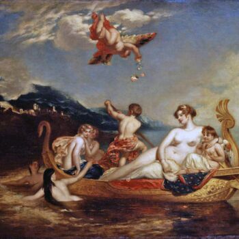 Pintura titulada "Le chercheur de cor…" por William Etty, Obra de arte original, Oleo