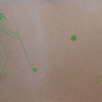 Schilderij getiteld "ISF" door Ludovic Grumel, Origineel Kunstwerk, Pastel