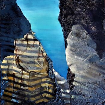 Peinture intitulée "LA Faille" par Mariekverbois, Œuvre d'art originale, Acrylique Monté sur Châssis en bois