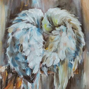 제목이 "The Love Birds"인 미술작품 Oriental Empyrean - The Art Gallery로, 원작, 기름