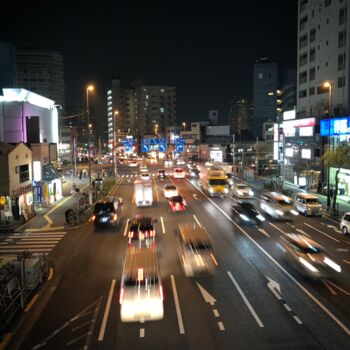Photography titled "Tokyo night" by Laurence Linsenmaier, Original Artwork, Non Manipulated Photography
