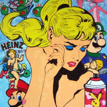 "Playboy" başlıklı Tablo Ignacio Galli tarafından, Orijinal sanat, Akrilik