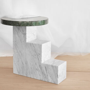 Sculpture titled "ESCALIER 1" by Jeanbaptiste Van Den Heede, Original Artwork, Stone