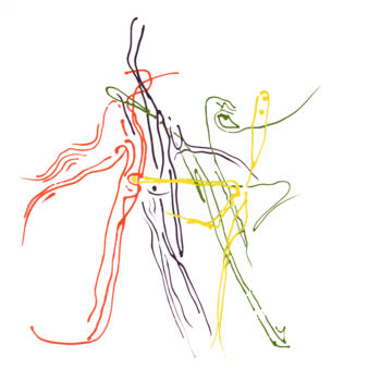 제목이 "Hearts and Arrows […"인 미술작품 Charles Gibbons로, 원작, 아크릴