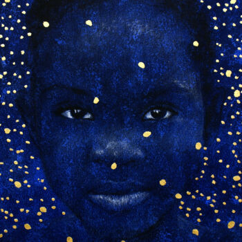 Painting titled "Hágase tu voluntad…" by José Gislero, Original Artwork, Acrylic Mounted on Wood Stretcher frame