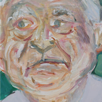 Peinture intitulée "Me, Georges Soros" par Blas Parra, Œuvre d'art originale, Acrylique