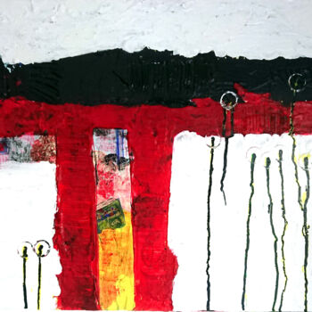 Peinture intitulée "Abstrait1936" par Georges Lievre, Œuvre d'art originale, Acrylique