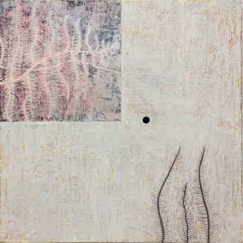 Painting titled "Campo de espinas A" by Jesus Tejedor, Original Artwork, Acrylic Mounted on Wood Stretcher frame