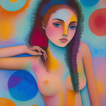 Young Naked Woman with Red Hair