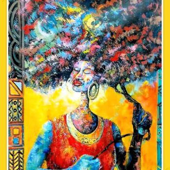 「The beauty in a wom…」というタイトルの絵画 Oriental Empyrean - The Art Galleryによって, オリジナルのアートワーク, オイル