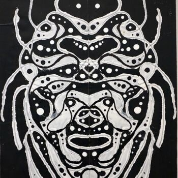 "Escarabrujo" başlıklı Tablo Ivan "Marsville" tarafından, Orijinal sanat, Akrilik Diğer sert panel üzerine monte edilmiş