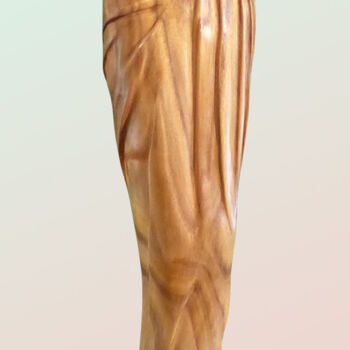 Sculpture titled "Harmonie" by Claude David, Original Artwork, Wood