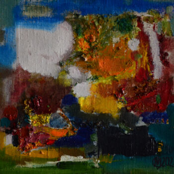 Painting titled "Bright day" by Ihor Melnyk, Original Artwork, Oil Mounted on Wood Panel