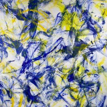 Malerei mit dem Titel "Shining (1 of 3)" von Andreas Angleitner, Original-Kunstwerk, Acryl