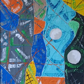 "soleil blanc" başlıklı Tablo Karel Liefooghe tarafından, Orijinal sanat, Akrilik