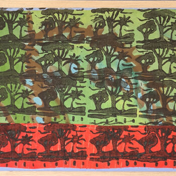 Schilderij getiteld "Intensity investiga…" door Suca, Origineel Kunstwerk, Acryl Gemonteerd op Houten paneel