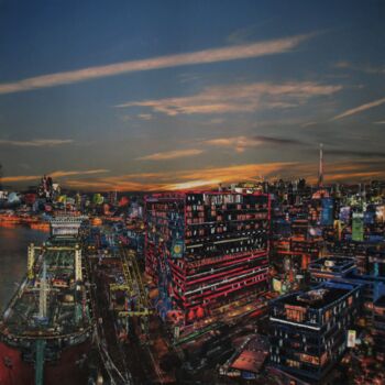 Collages intitolato "F 1693" da Patrick Demelenne, Opera d'arte originale, Collages