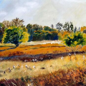 Malerei mit dem Titel "Autumn Meadow (3)" von Herscovitch Larry, Original-Kunstwerk, Öl