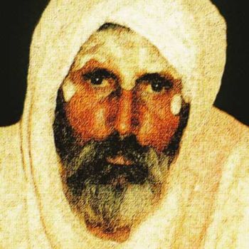 Digital Arts titled "Durgappa's portrait" by Studiocosmicmandala, Original Artwork, Digital Painting