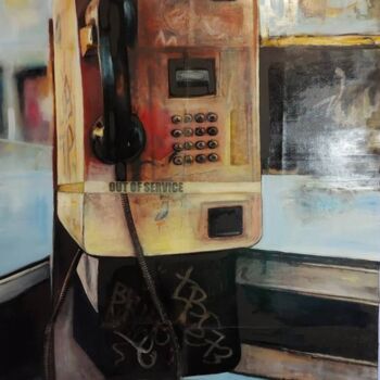 Painting titled "Stara govornica" by Dalibor Vučković, Original Artwork, Acrylic