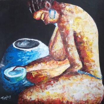 Schilderij getiteld "The Personal Hygiene" door Oriental Empyrean - The Art Gallery, Origineel Kunstwerk, Acryl