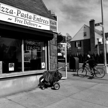 Φωτογραφία με τίτλο "New York-Heros Pizza" από Jo Tuck, Αυθεντικά έργα τέχνης, Ψηφιακή φωτογραφία