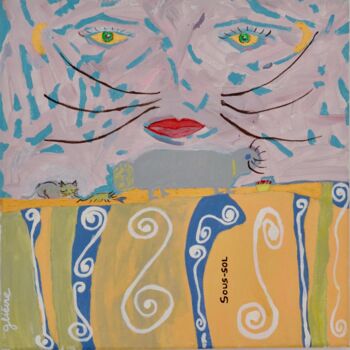 Peinture intitulée "Alexouflo" par Georges Lievre, Œuvre d'art originale, Acrylique