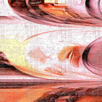 Φωτογραφία με τίτλο "Livres rouge" από Pascal Dupuy, Αυθεντικά έργα τέχνης, Χειρισμένη φωτογραφία
