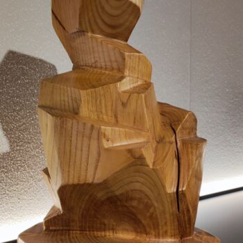 Sculptuur getiteld "FIGURA 2301" door Ivan Fabani, Origineel Kunstwerk, Hout