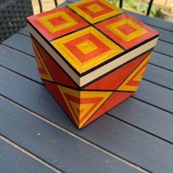 Collages titled "couleurs mexicaines" by Artkris, Original Artwork, Collages