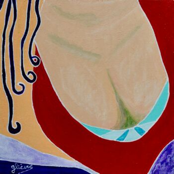 Peinture intitulée "Entrevue N°3" par Georges Lievre, Œuvre d'art originale, Acrylique