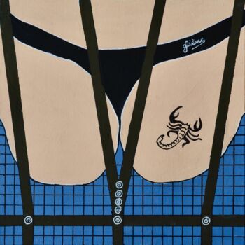 Peinture intitulée "Entrevue N°4" par Georges Lievre, Œuvre d'art originale, Acrylique