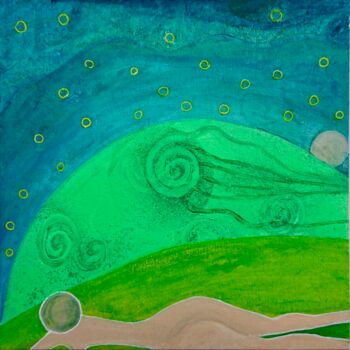 Peinture intitulée "Entrevue N°7" par Georges Lievre, Œuvre d'art originale, Acrylique