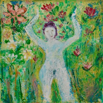 Peinture intitulée "Entrevue N°9" par Georges Lievre, Œuvre d'art originale, Acrylique