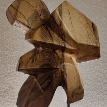 Sculptuur getiteld "SHERPA" door Ivan Fabani, Origineel Kunstwerk, Hout
